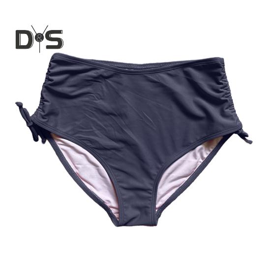 

Женские шорты для плавания с V-образным вырезом, затягивающийся шнурок, купальник-бикини, регулируемый низ, присборенные по бокам шорты для плавания, купальный костюм, шорты для серфинга M