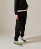 Basic House Women'S Fleece-Lined Jogger Fit Training Pants Black Wypt7151