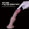 Threaded Anal Plug Realistic Electric Telescopic Vibration Dildo Female Masturbator SM Toy