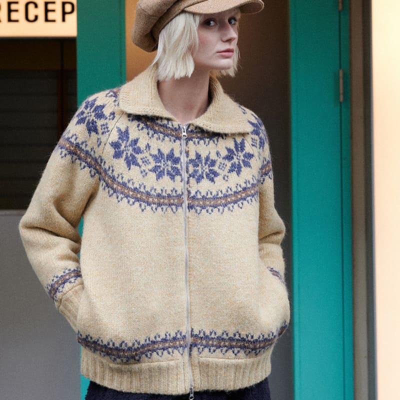 GREENBUTTER Wool Neps Newsboy Cap (Camel)