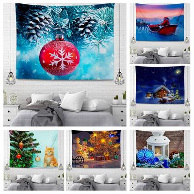 Christmas Style Series of Hanging Cloth Tapestries