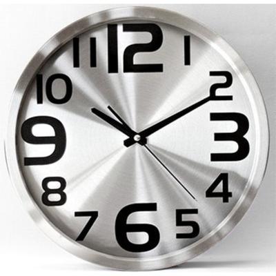 Edelstahl Wanduhr, Aluminium Uhr, Kreative und Modische Wohnzimmer Wanduhr, Export Quarz Uhr, Aluminium Zifferblatt