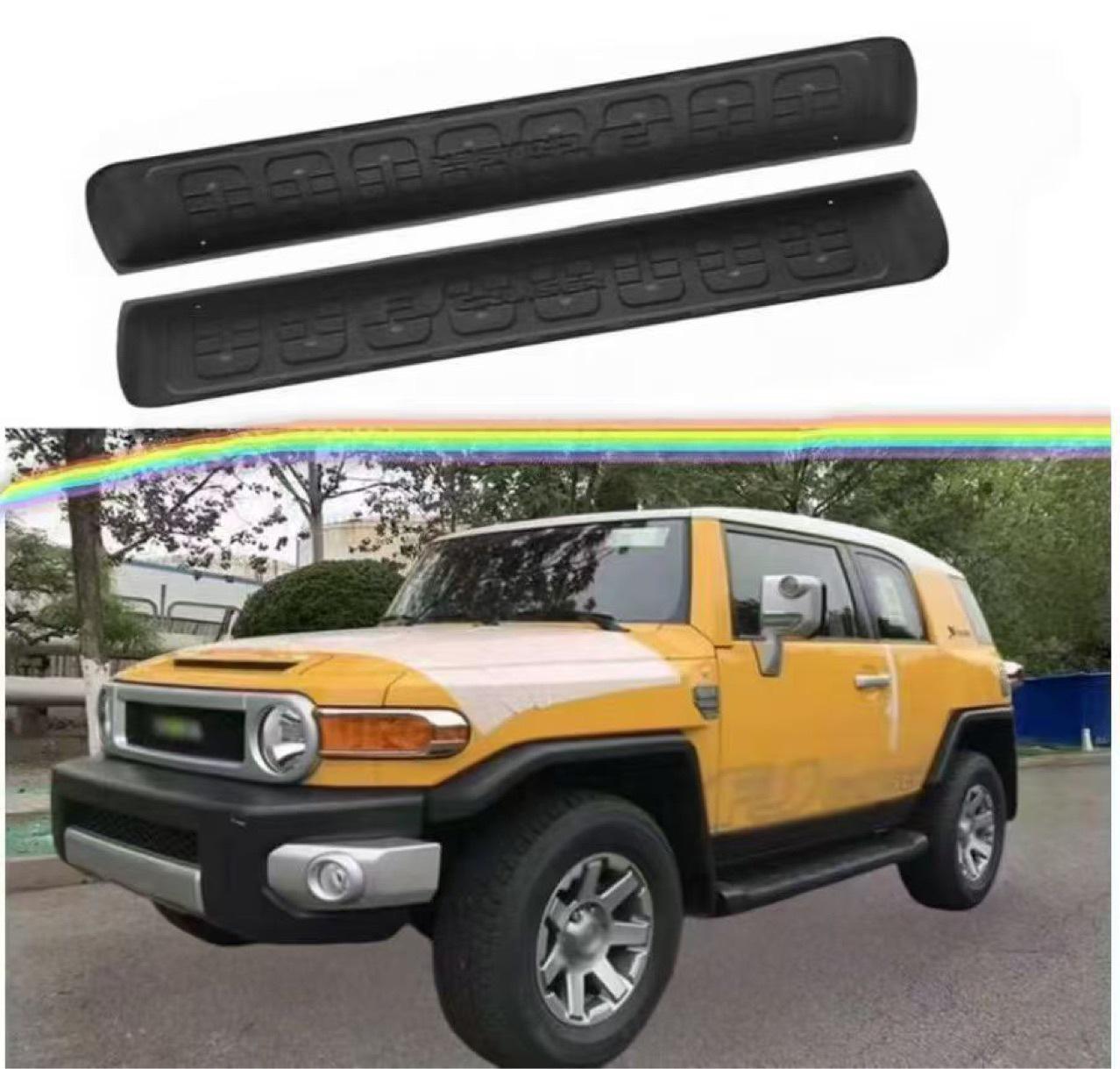 FJ Cruiser Mud Flaps (2007+), Soft Rubber