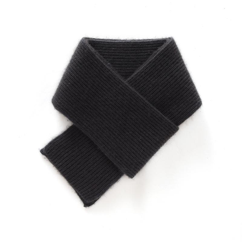 Unisex Korean Style Cashmere Scarf: Soft, Thick, Parent-Child Neck Warmer for Autumn & Winter