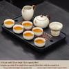 TLAKEHO Ru Kiln Ceramic Tea Set