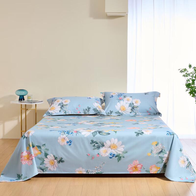

Mercury Home Textiles Spring Wild Flowers All-Cotton Antibacterial Bed Sheet