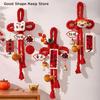 Spring Festival 2026 Horse Year Decorations, Festive New Year Door Hangings, Chinese Knot Ornaments.
