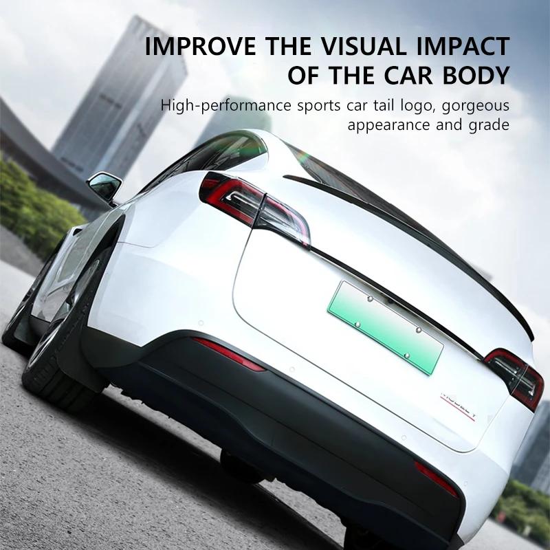 Aufkleber Heckemblem Performance Sport Roter Streifen Dekorationszubehör Performance Dekorative Aufkleber für Tesla Model 3 Y