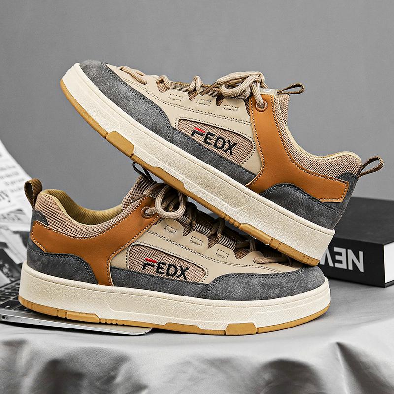 Men's Fashion Casual Low Top Skateboarding Shoes Boys Comfortable Sneakers Male Students Trending Soft Sole Classic Breathable Gym Non-slip