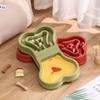 Pet Slow Food Bowl Dog Silicone Licking Food Pad Dog Bowl Cat Slow Food Licking Cat Bowl Non-slip and Anti-knock Pet Bowl