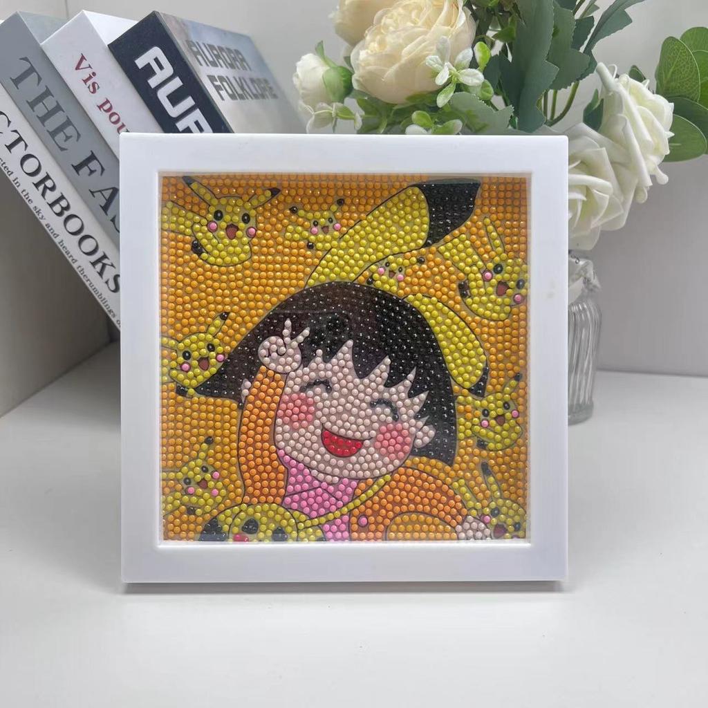 Children'S Diamond Painting Handmade Diy Masonry Painting Cartoon Diamond Sticker Bedroom Living Room Decorative Painting Photo Frame