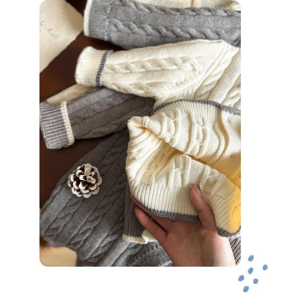 2025 Autumn/Winter Stylish Baby Jumpsuit Romper - Long Sleeve Outdoor Wear for Young Babies