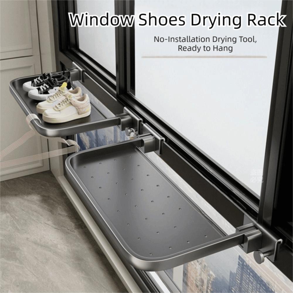 Foldable Laundry Clothes Organizer Adjustable Hanging Shoes Stand Clothes Drying Rack  Bathroom