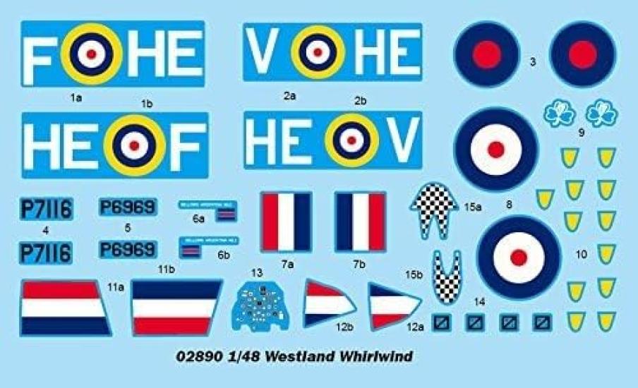 Trumpeter Westland Whirlwind plastic model 1/48