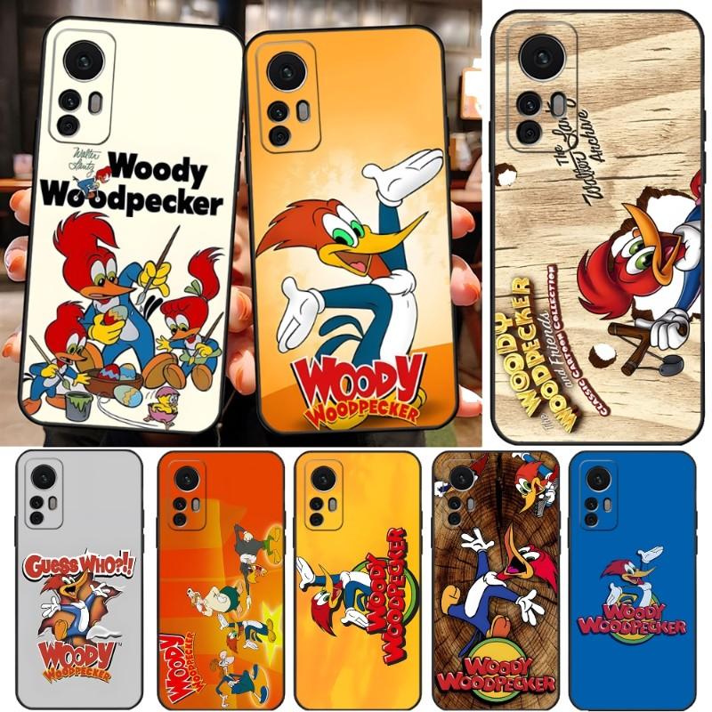 Woodpecker Woody Phone Case For Xiaomi 13 11 11T 9 12 10C 9T 8 9SE 11i Lite Ultra Note 10 Poco F3 M4 M3 Pro Covers