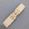 Stretch Waistband Wide Waist Waist Accessories Flower Belts Wide Belt Elastic Belts Flower Belts