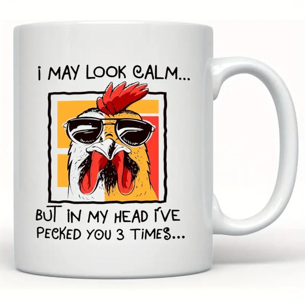 Петух курица индейка керамическая кофейная кружка чашка для чая 301-400ml