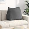 Back Cushion Dark Gray 60 x 20 x 50 cm Fabric