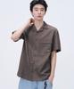 Misekiseoulmaen Stitch Bowling Shirt Khaki