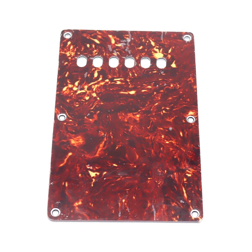 6 Hole Pvc Guitar Back Plate Pickguard Tremolo Backplate For St Modern   Style Electric Guitar Special Offer