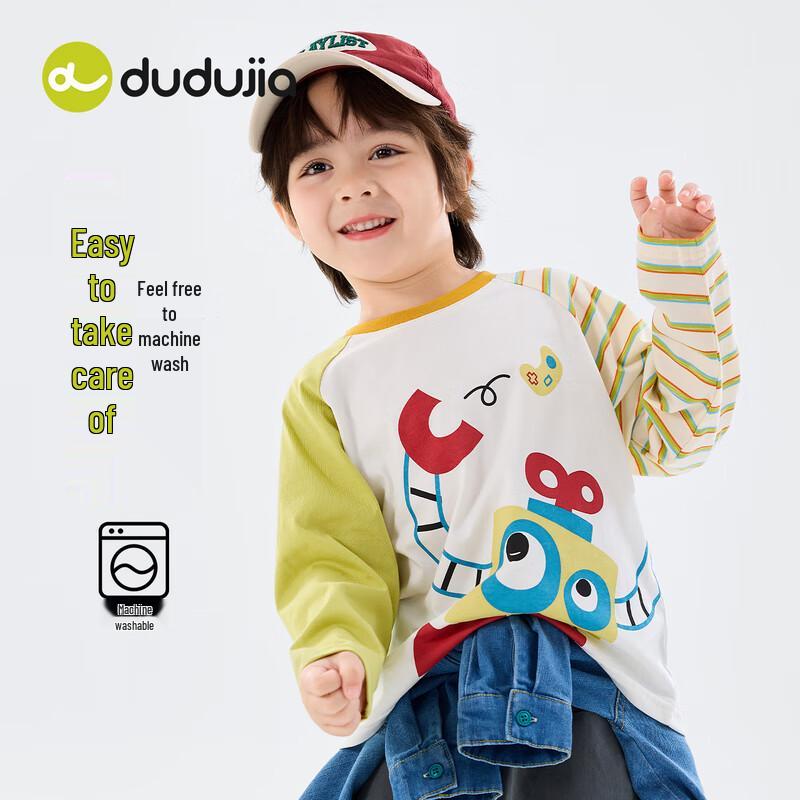 Dudujia Children s Long-Sleeve Cartoon T-Shirt 80