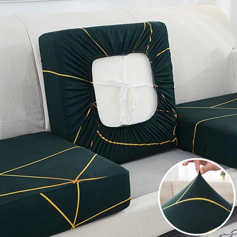 

Чехлы для диванов с принтом, эластичные чехлы из спандекса для дивана, защита от пыли, съемная защита для мебели, L-образный чехол для дивана для гостиной Normal Size (S)-1pc