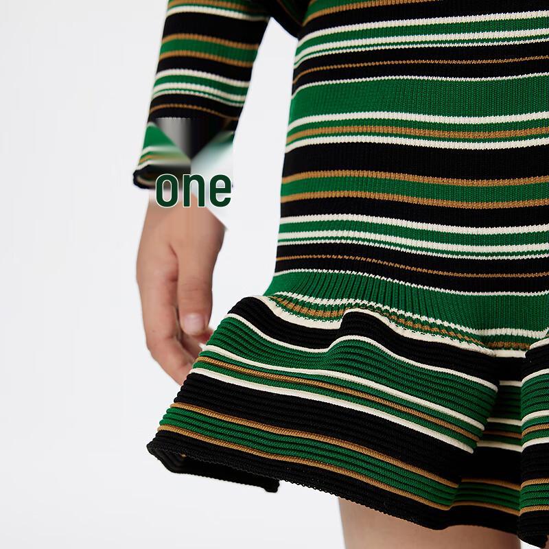JNBY Girls' Spring Stripe Waist Skirt