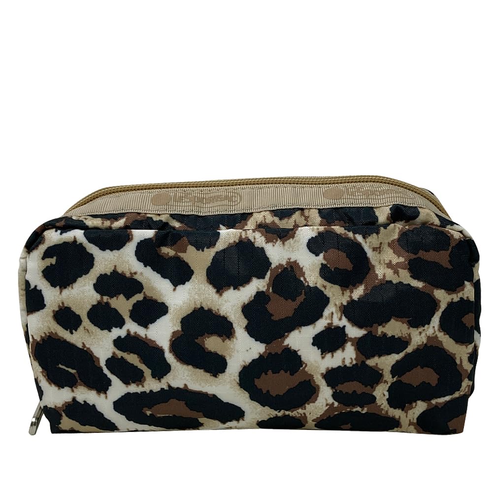 

LeSportsac Pouch RECTANGULAR COSMETIC FLAXEN LEOPARD 6511 U299 [LeSportsac] Women s [Item]