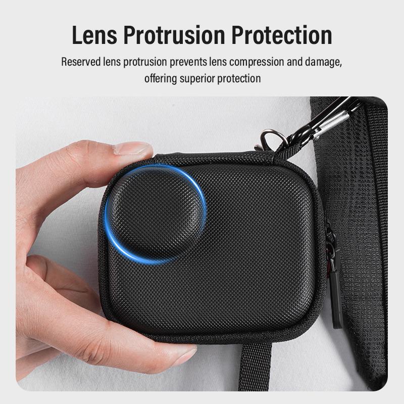 SOONPHO portable camera bag For Dji OSMO NANO action camera storage bag with outdoor anti-drop, safe and portable.