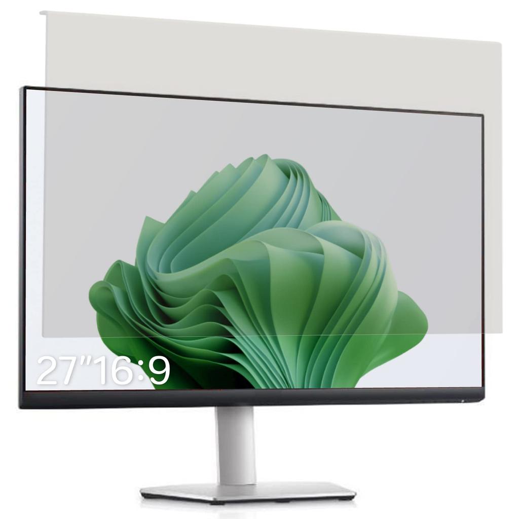 LOE Universal 27-inch Blue Light Cut Filter LCD Monitor Screen Acrylic Protective Panel Film for Gaming Monitors and TVs (Glare)