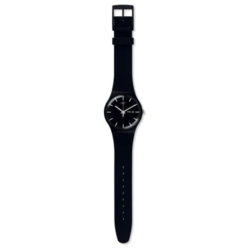 Swatch Hodinky Swatch MONO BLACK AGAIN Power Tracking SO29B704 Black