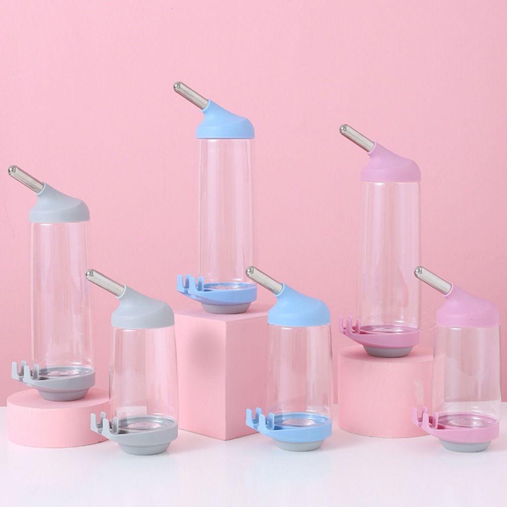 350/500 ML Rabbit Water Dispenser Automatic Pet Hanging Water Bottle for Rabbits Cats Guinea Pig