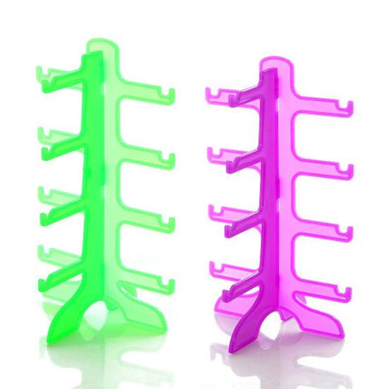 Brillenständer, 4 Sonnenbrillen-Organizer, stabil, bruchsicher, tragbar, Brillenständer, einfach zu montieren, zur Aufbewahrung von Brillen und Sonnenbrillen