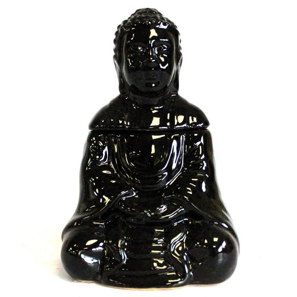 Buddha Oil Burner, Black