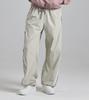 Beoteunseoul Contrast Tech Track String Pants (Light Grey)