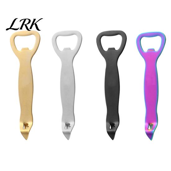 Durable Bottle Opener And Can Opener, Stainless Steel Design, Double-Head Food-grade Manual Punch Multi-Functional Portable Kitchen Bar Tool Colorful