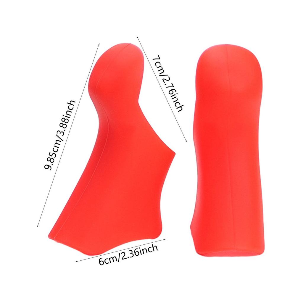2 Pieces Bike Shifter Lever Covers Anti Slip Handle Sleeves Hand Shifter Covers Hoods Brake Handle Cover for ST 2300/3400