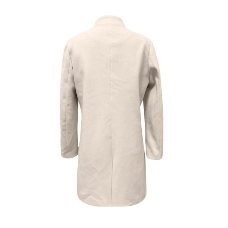 Elegant Slim Woolen Coat for Fall and Winter
