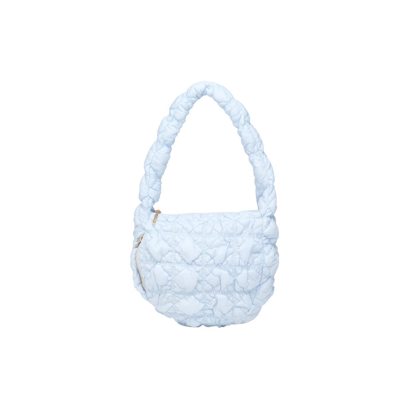 

New CARLYN Nylon Cloud Bag, Handbag, Shoulder Bag Women s Blue H71307020U 24.1*8.9*27.9CM