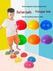 PVC Sensory Balance & Massage Ball for Kids - Semicircle Durian & Pineapple Tactile Yoga Ball.