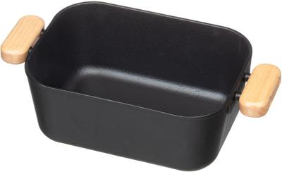Ishigaki Delish Life Cast Iron Compact Tempura IH 4568 Pot, Square, Compatible,