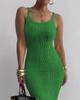 2026 European & American Women's Sleeveless Fitted Long Dress