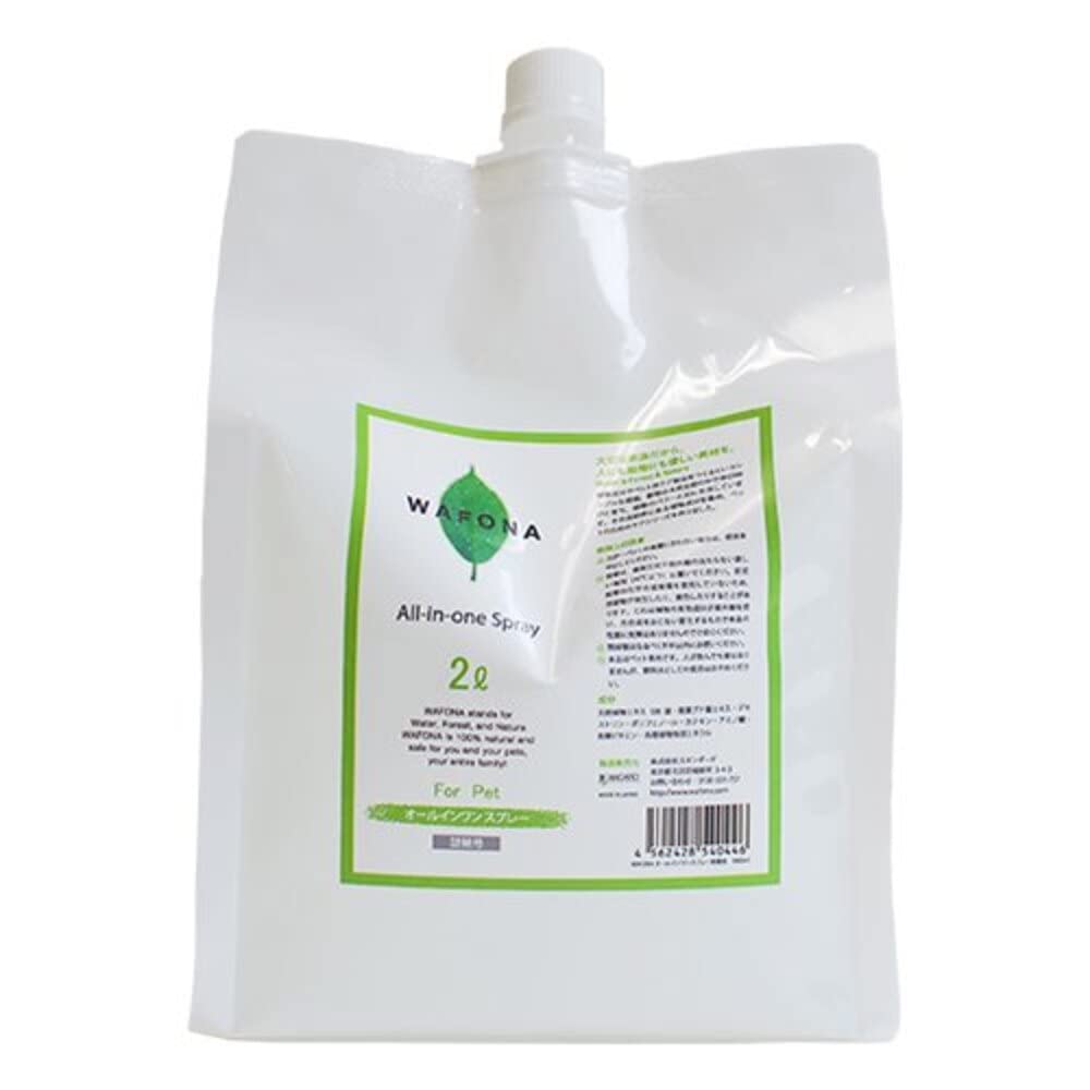 WAFONA Spray for Whole Body and Deodorizing All-in-One Refill, 2000ml, Care, Disinfecting, (Dog Supplies)