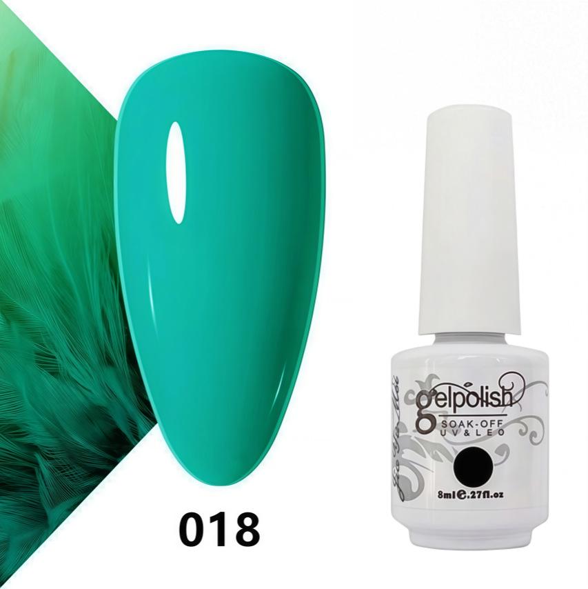 Amber Gel Polish Set: Gel Polish Manicure Kit with Whitening, Base Coat, and Sealer.