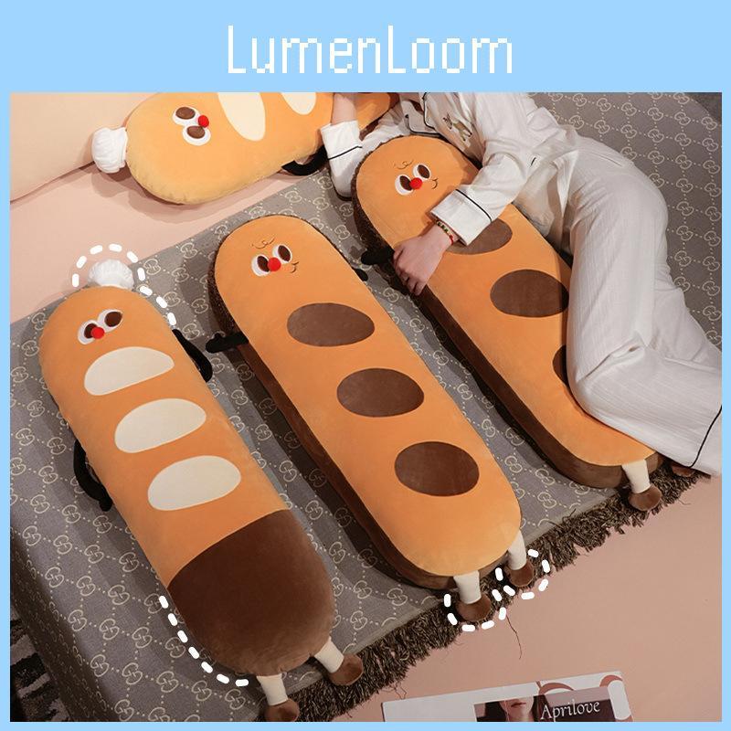 Baguette Cartoon French Plush Toy Cushion Polyester Filling Cozy Cushion Bedroom
