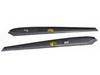 Tesla Model Y Dry Carbon Interior Door Trim Sticker Set