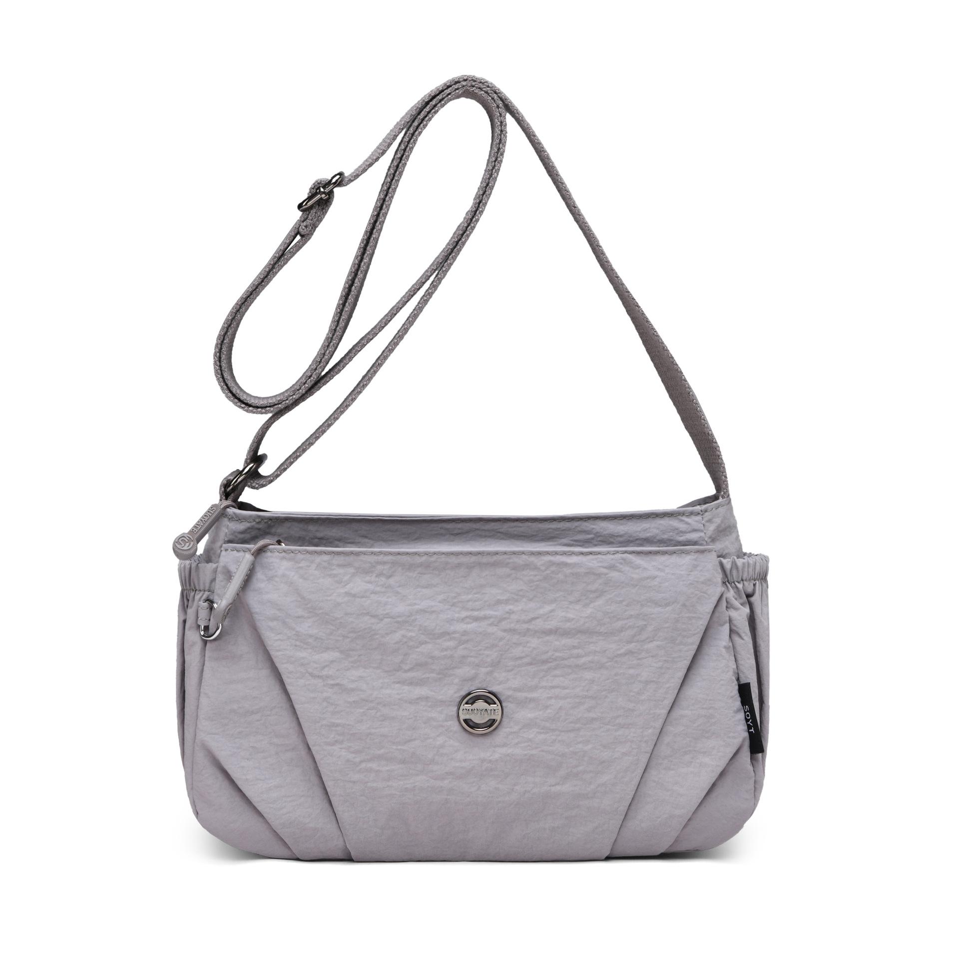 

Women s Shoulder Bag Large Capacity Crossbody Bag Water-repellent Nylon Bag фіолетовий