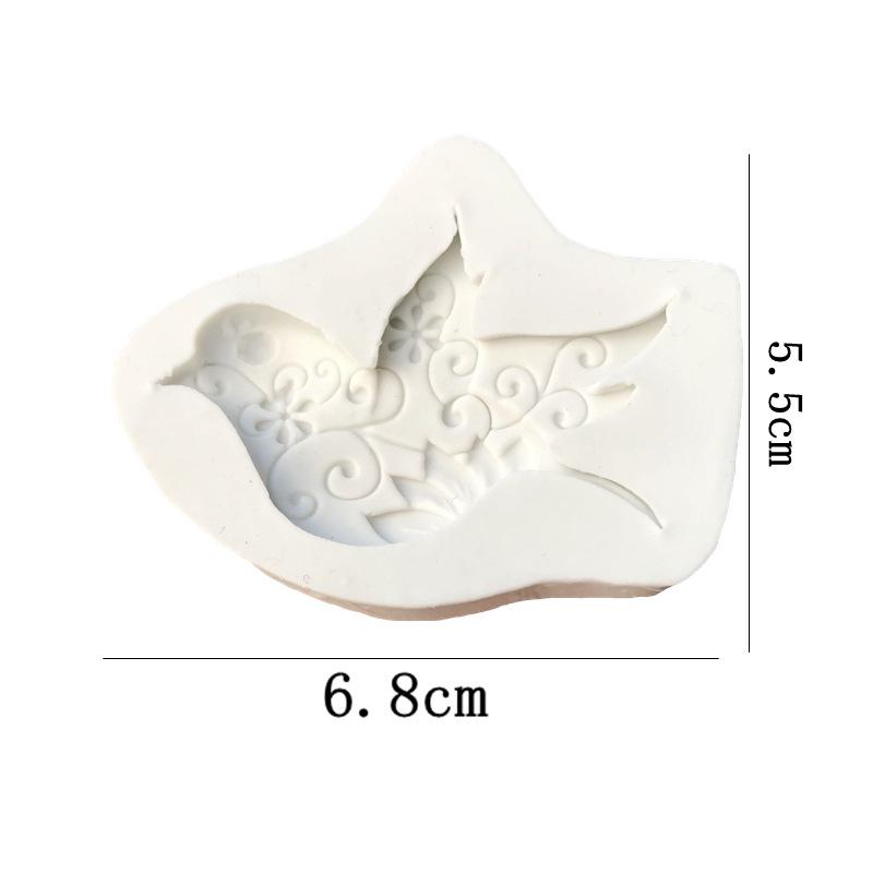 3D Dove Silicone Fondant Mold for Cake & Chocolate Decorations