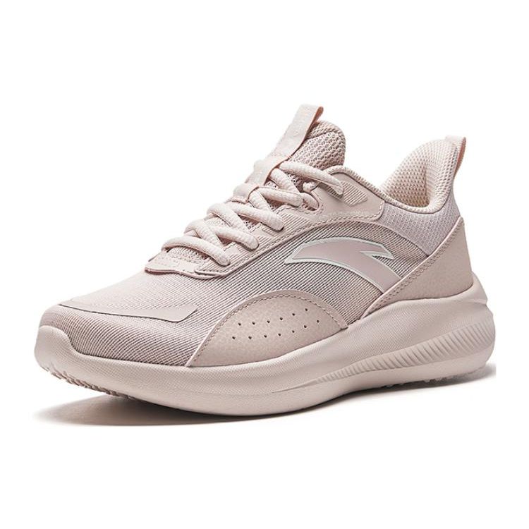 Anta Shock Absorbing Durable Low Top Running Shoes Women Sneaker Lotus-Gray 922345512-2
