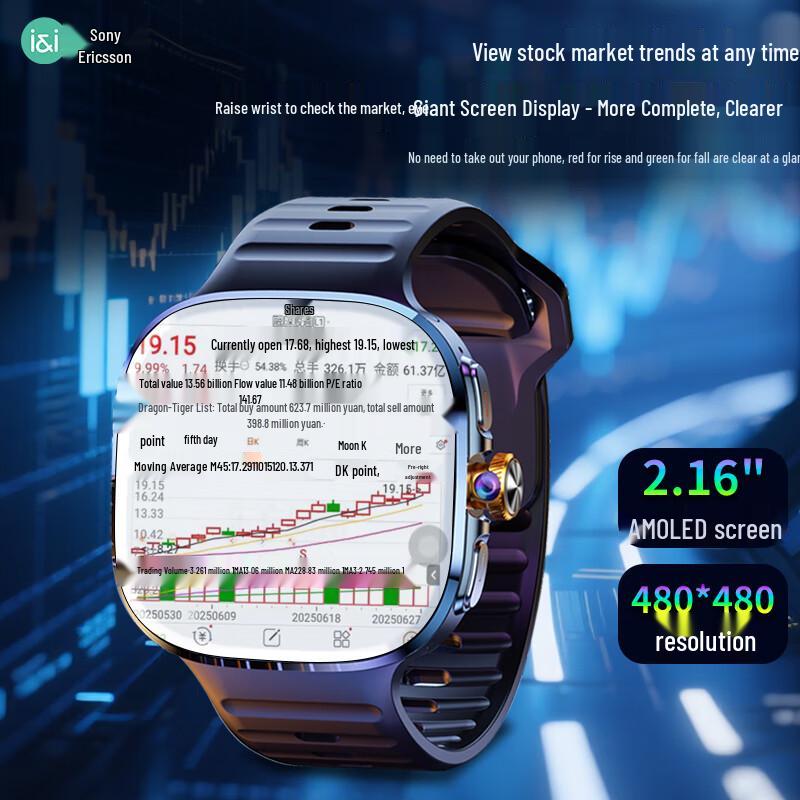 SOAIY 5G Smart Phone Watch with Rotating Camera & GPS (CN Version)